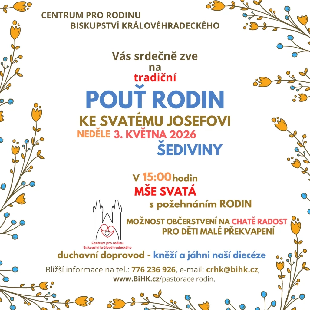 Pouť rodin ke svatému Josefovi @ kostelík sv. Josefa v Šedivinách
